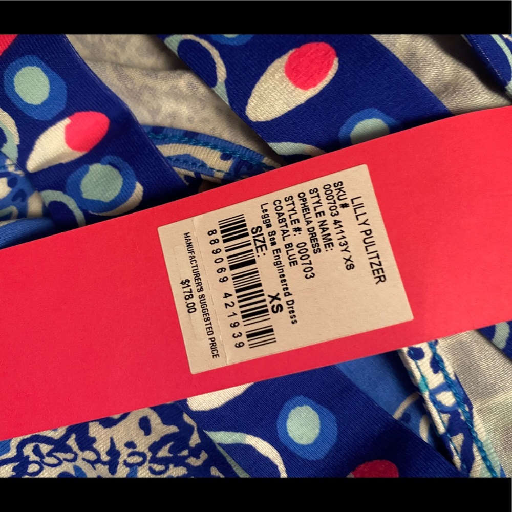 NWT-Lilly Pulitzer Ophelia dress size xs - Picture 4 of 5